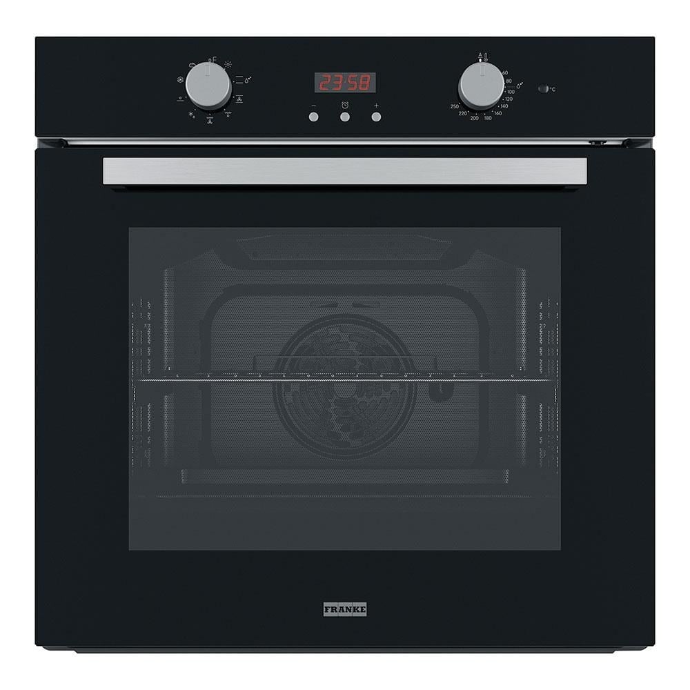 Franke Smart Linear FSL 86 H BK Nero Ankastre Fırın, Siyah, Turbo