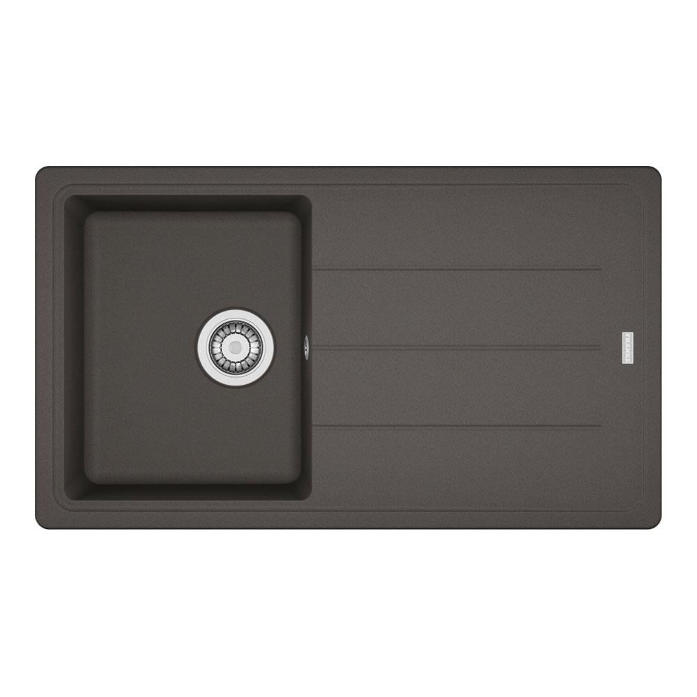 Franke BFG 611-86 Granit Evye, Slate Grey Renk, Tezgah Üstü, Çift Yönlü Damlalık, 86x50 cm