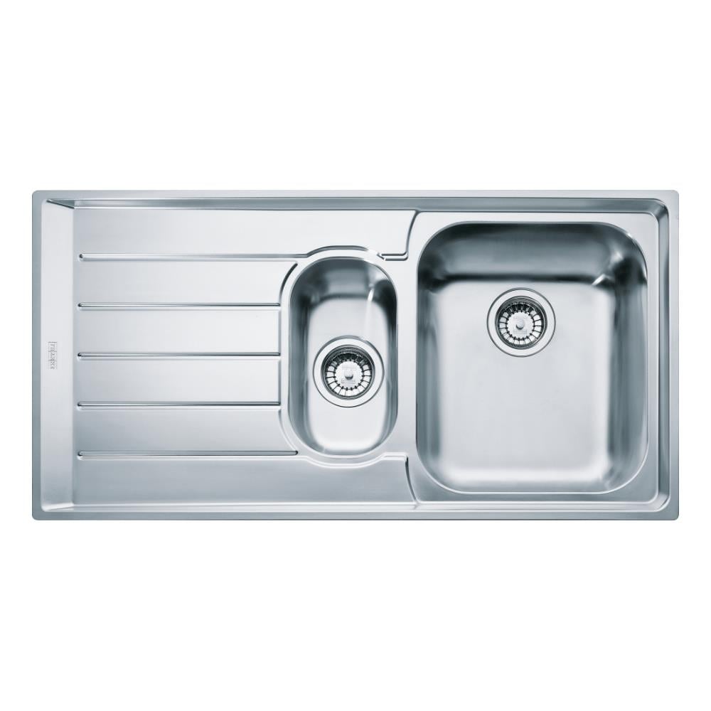Franke NEX 251 Paslanmaz Çelik Evye, Sol Damlalık, Tezgah Üstü, Inox Renk, 1.5 Hazneli, 100x51 cm