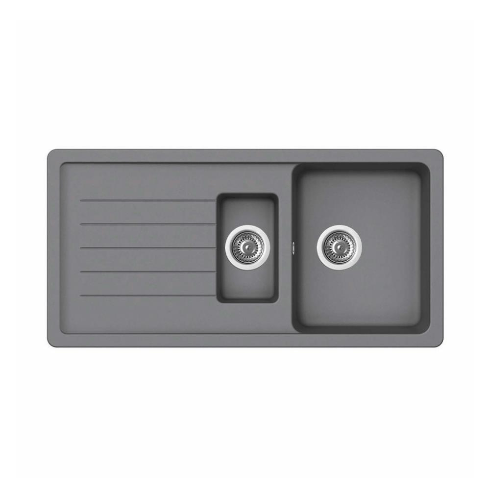 Ukinox Valente D-150 L Granit Evye, 1,5 Hazne, Croma renk