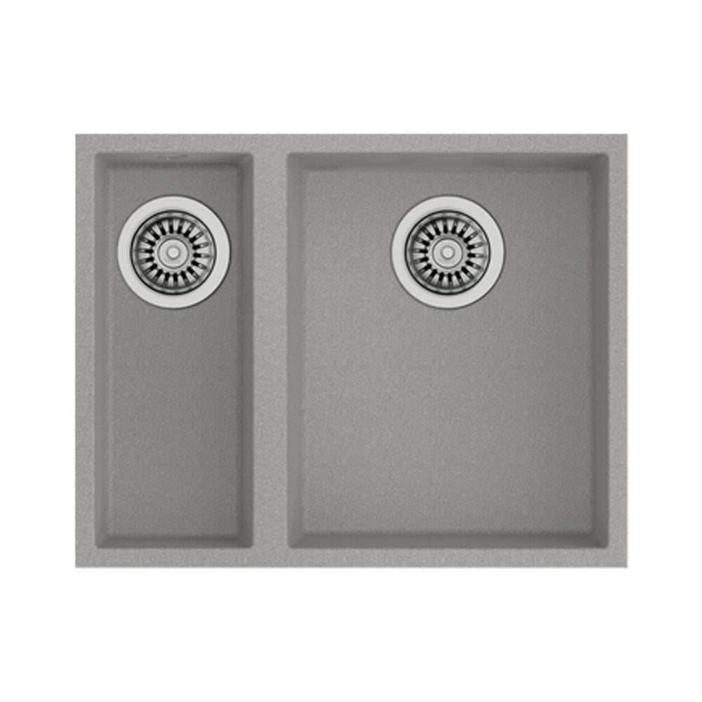Teka SQUARE 560 TG STONE GREY Granit Evye, Gri, 1,5 Hazne, Tezgah Altı, 56x44 cm