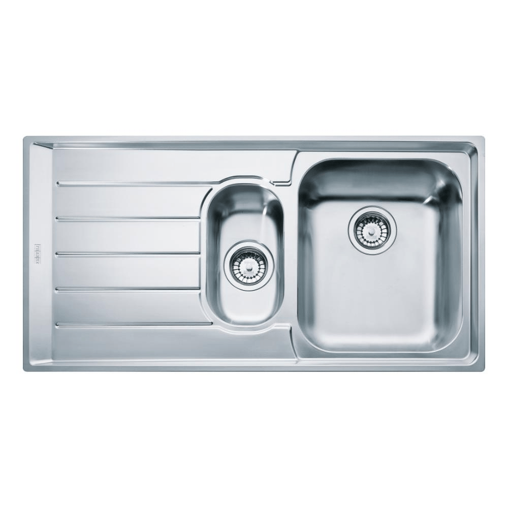 Franke NEX 251 Paslanmaz Çelik Evye, Sol Damlalık, Tezgah Üstü, Inox Renk, 1.5 Hazneli, 100x51 cm