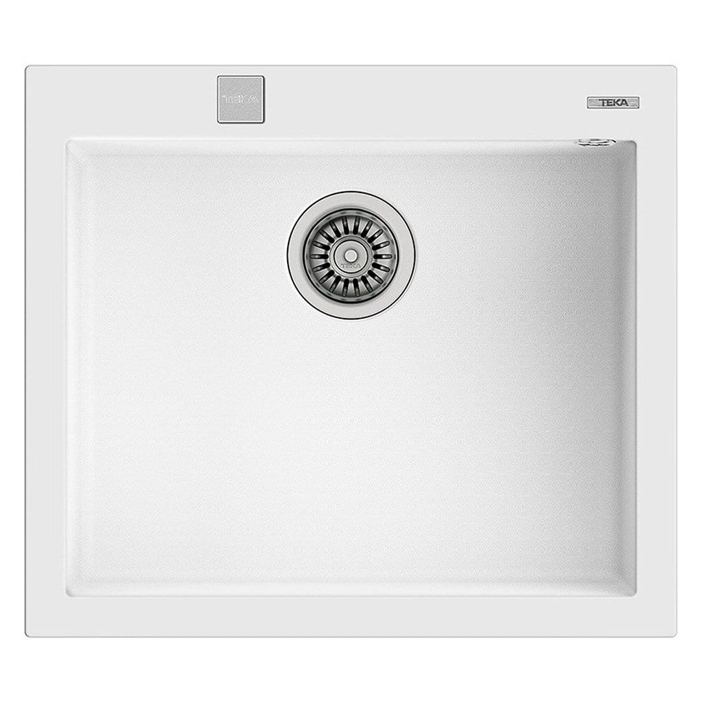 Teka FORSQUARE 50.40 TG ARTIC WHITE Granit Evye, Tezgah üstü