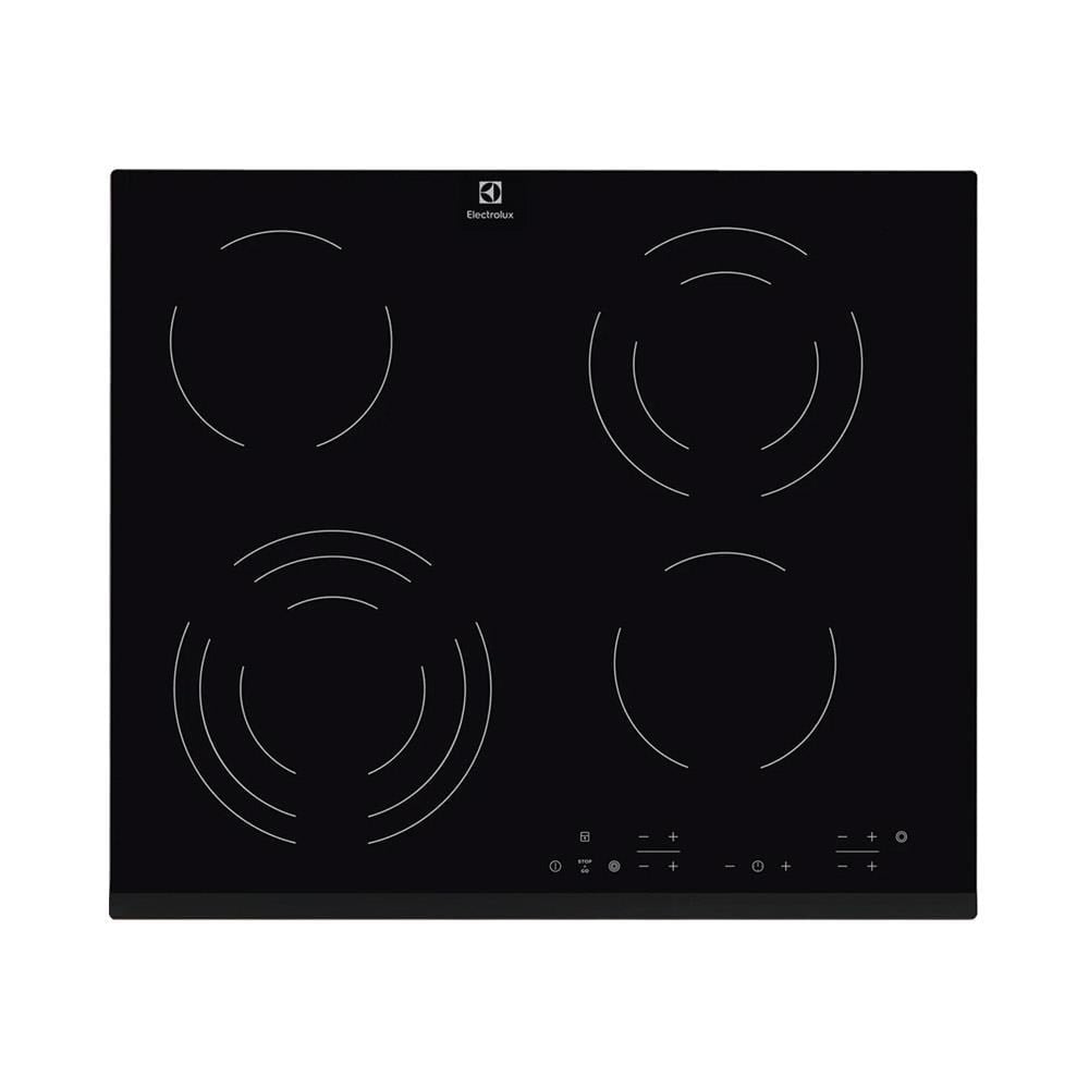 Electrolux EHF6343FOK Ankastre Elektrikli Cam Ocak, 60cm, Siyah