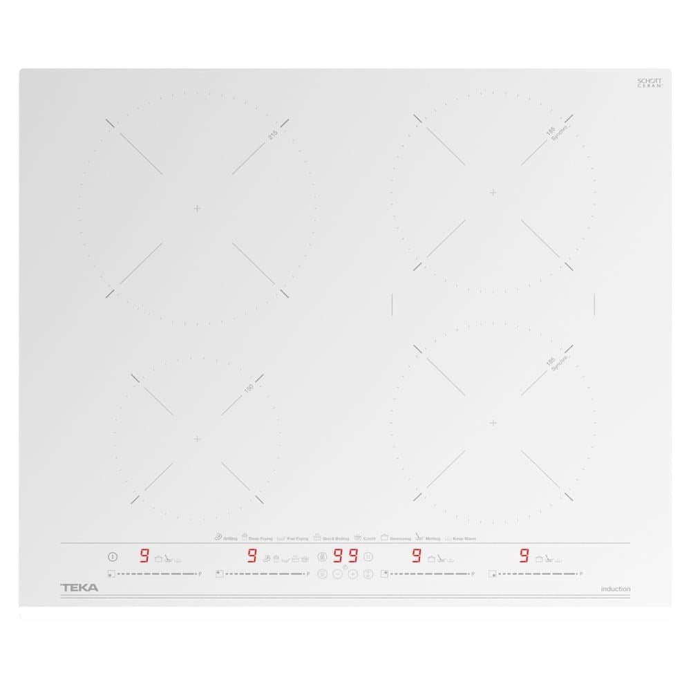 Teka IZC 64630 WH MST Ankastre İndüksiyonlu Elektrikli Ocak, Beyaz Renk, 60 cm