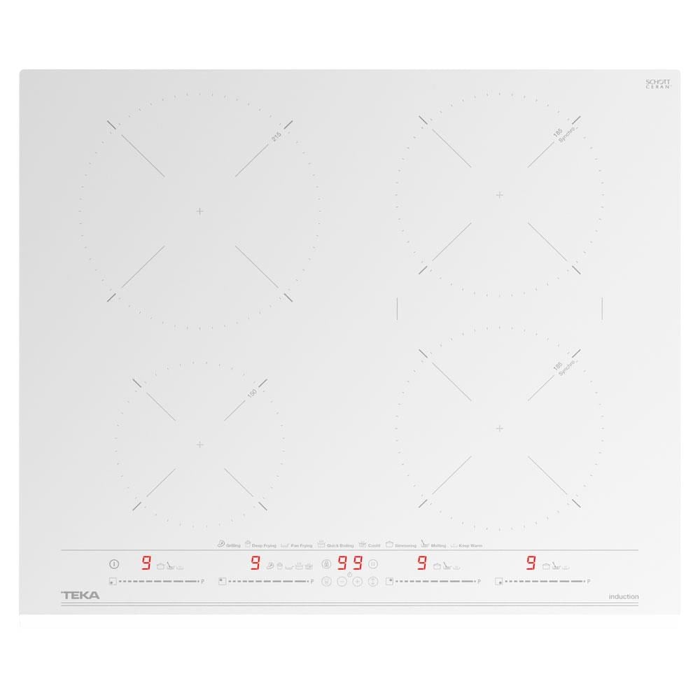 Teka IZC 64630 WH MST Ankastre İndüksiyonlu Elektrikli Ocak, Beyaz Renk, 60 cm
