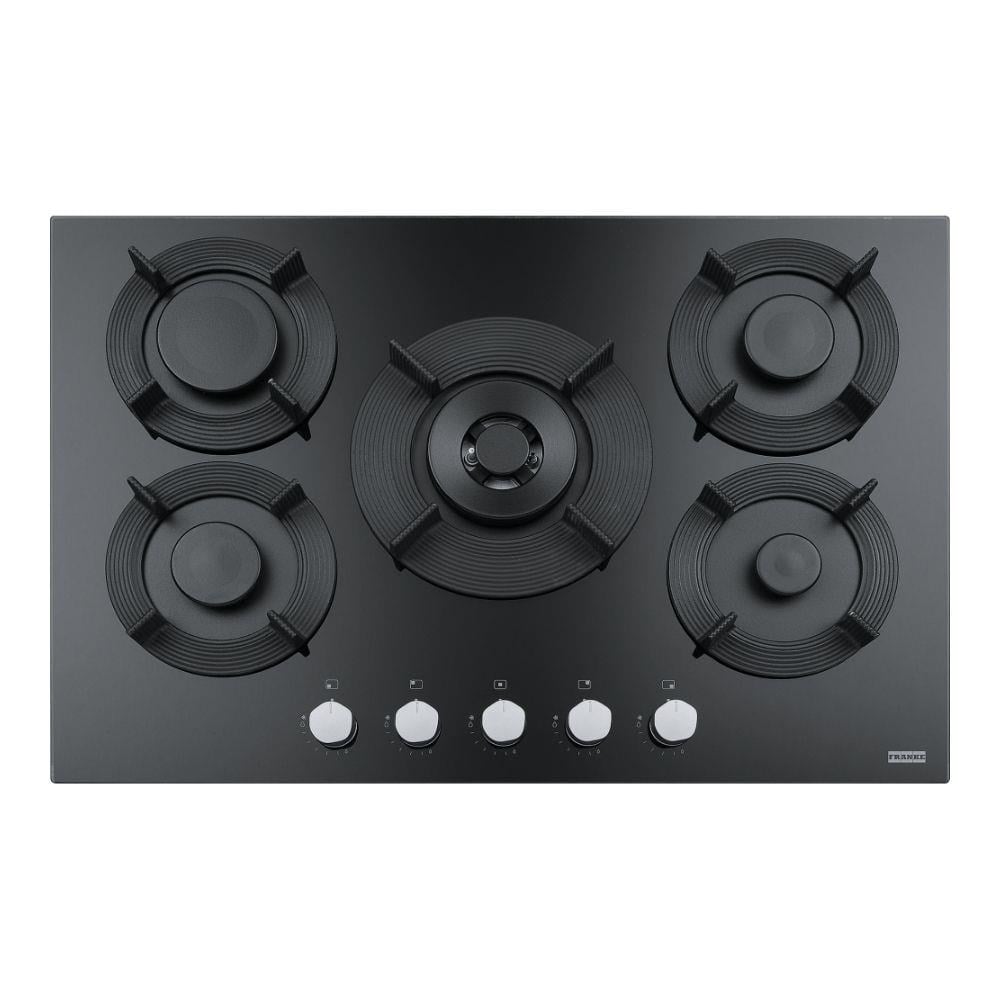 Franke FHMF 755 4G DC C BK Ankastre Cam Ocak, Siyah Renk, 75 cm
