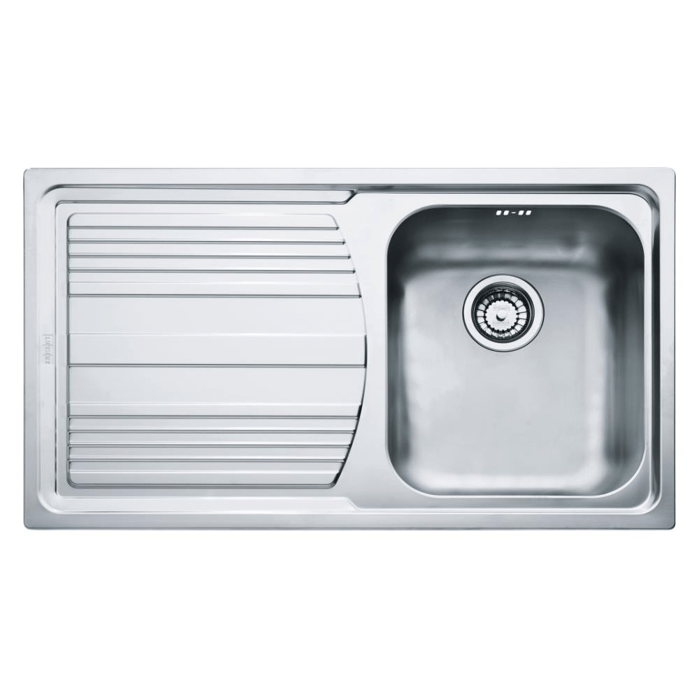 Franke LLX 611 Paslanmaz Çelik Evye, Sol Damlalık, Inox, 86x50 cm