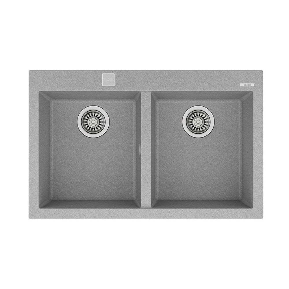 Teka FORSQUARE 2B 790 TG STONE GREY Granit Evye, Tezgah Üstü, 79x50 cm
