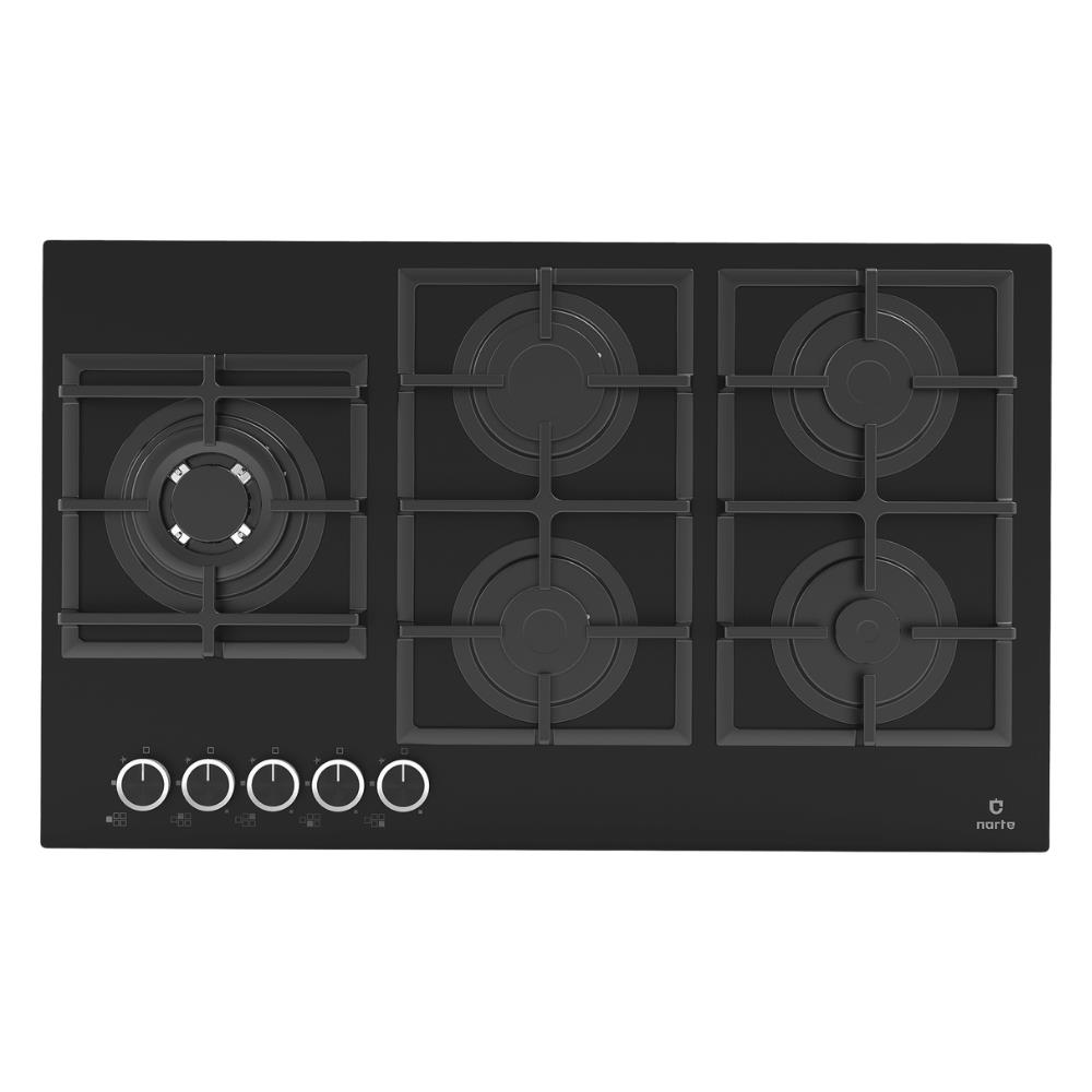 Narte NT-CG30090B Ankastre Ocak, Siyah Renk, 90 cm  