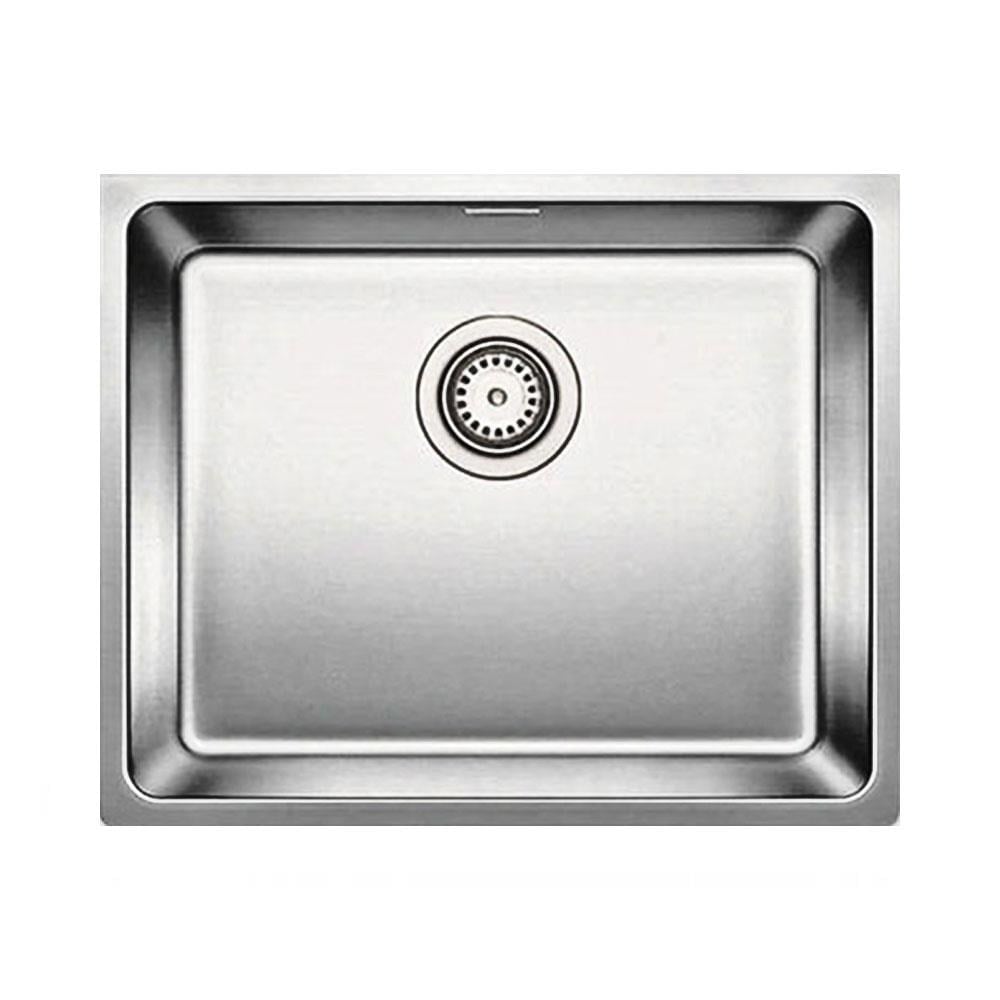 Pera CUBIM U 50 Paslanmaz Çelik Evye, 1mm, Tezgahaltı, Tek Hazne, 40x50 cm