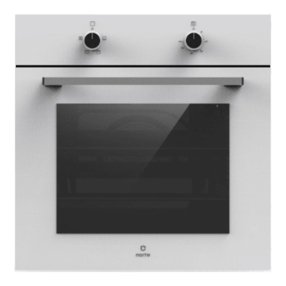 Narte OV200W, Ankastre Fırın, Beyaz Renk, Cam 60 cm