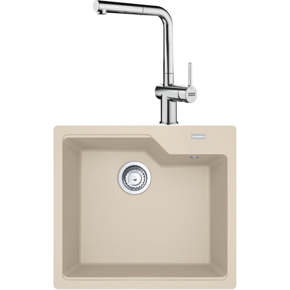 Franke UBG 610-56 Granit Avena Evye, ACTIVE PLUS DOCCIA 2.0 Spiralli, Krom Armatür