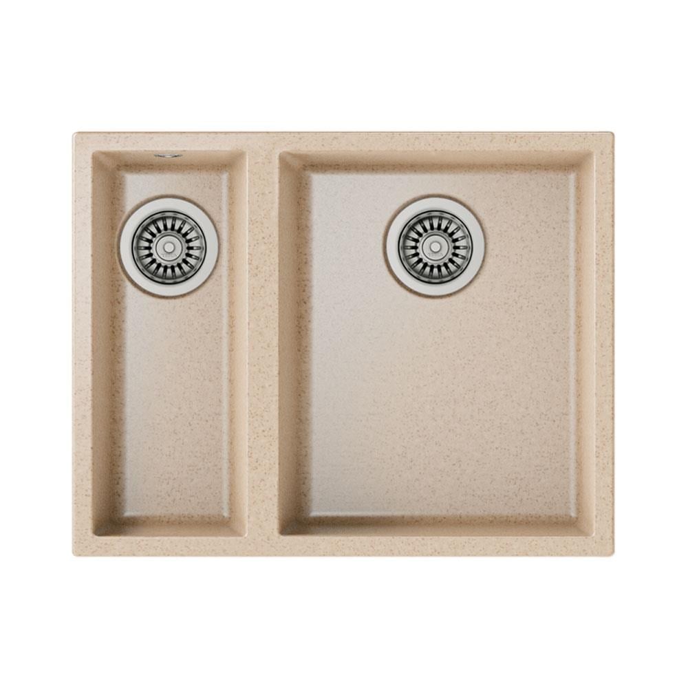 Teka SQUARE 560 TG AVENA BEIGE Granit Evye, Bej, 1,5 Hazne, Tezgaha Altı, 56x44 cm