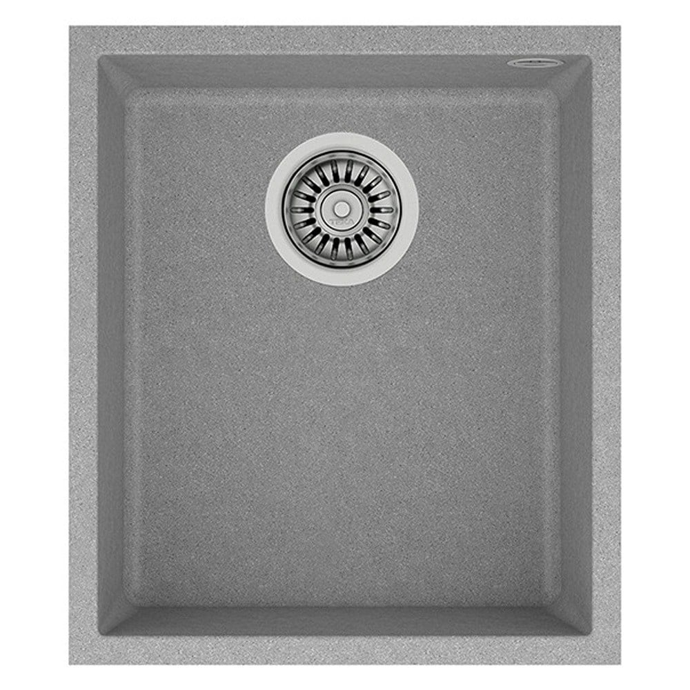 Teka SQUARE 34.40 TG STONE GREY Granit Evye, Tezgah Altı, 38x44 cm