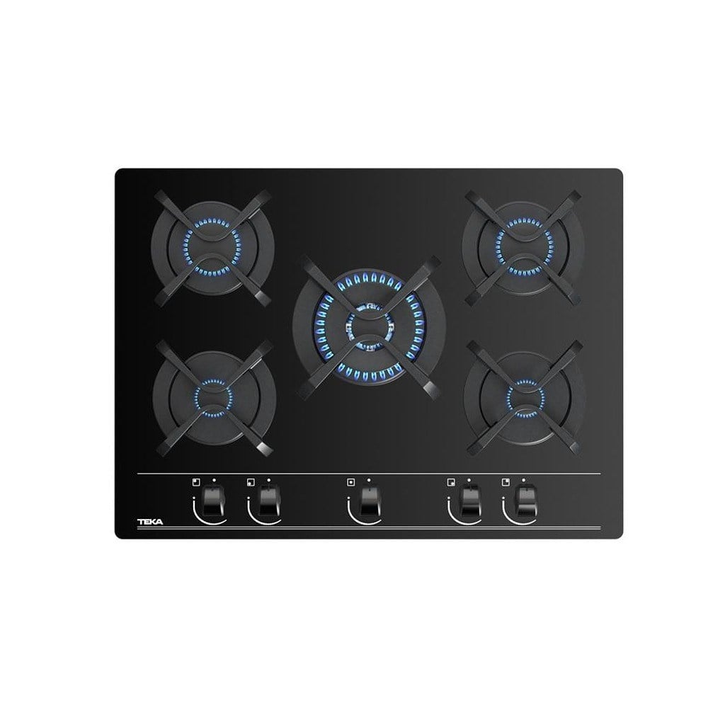 Teka GBC 75030 KBC BK Ankastre Ocak, Siyah cam, 70 cm
