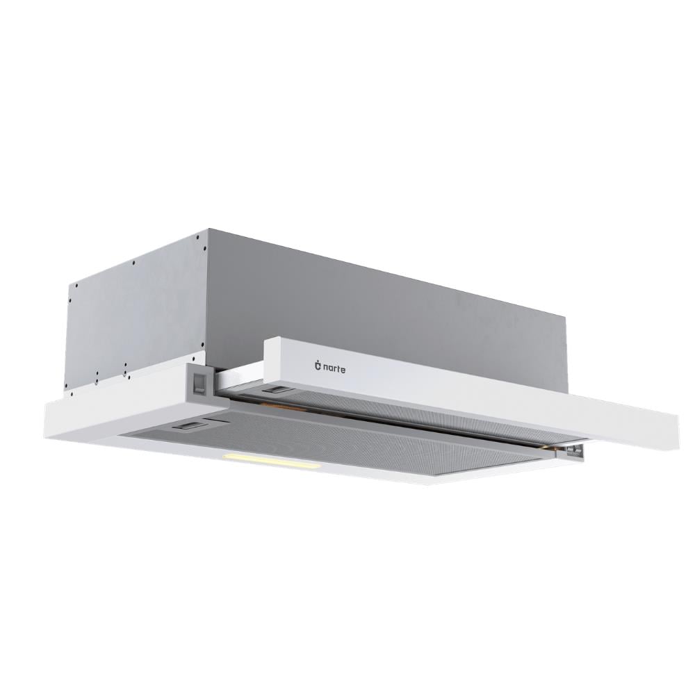 Narte HS10560W Ankastre Aspiratör, Beyaz Renk, Sürgülü Model, 60 cm