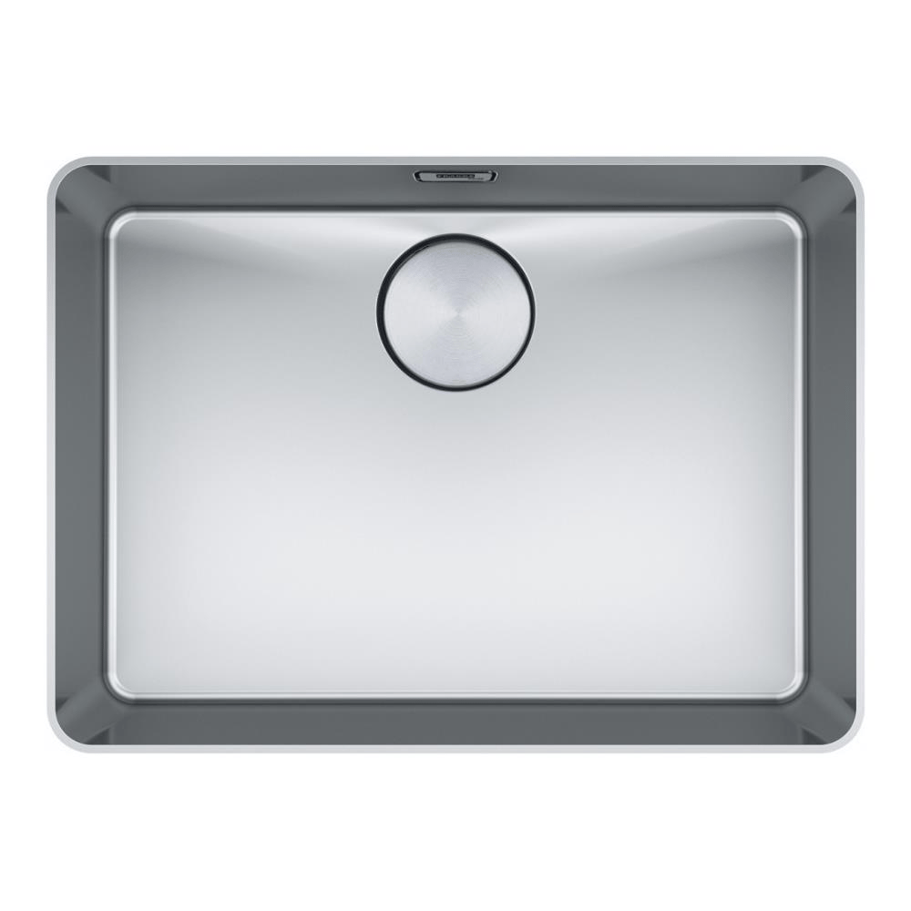 Franke MYX 210-55 Paslanmaz Çelik Evye, Inox Renk, Tezgah Üstü, Tezgaha Sıfır, 56x41 cm