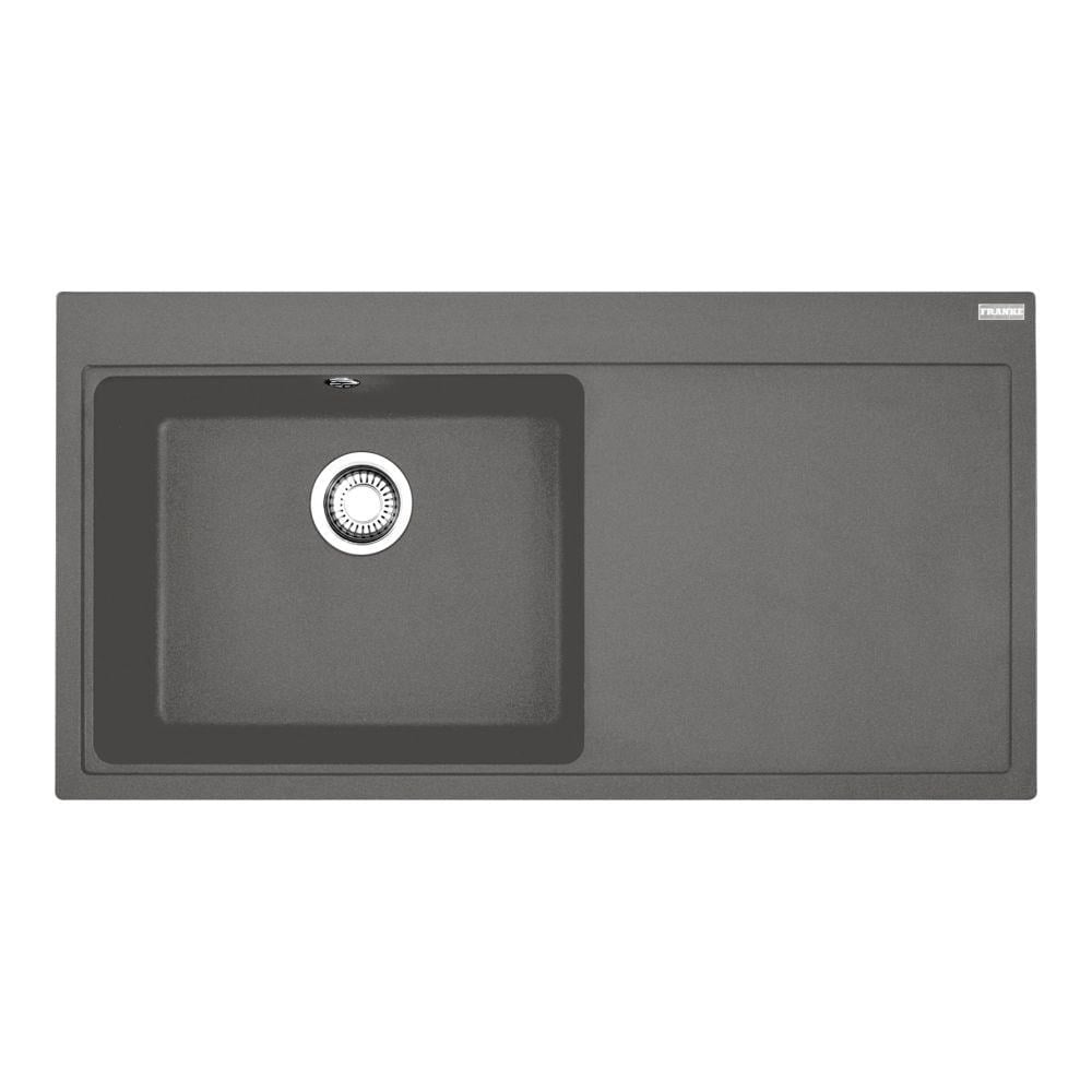 Franke MTG 611-100 Granit Evye, Stone Grey Renk, Sağ Damlalık, Tezgah Üstü, 100x51 cm