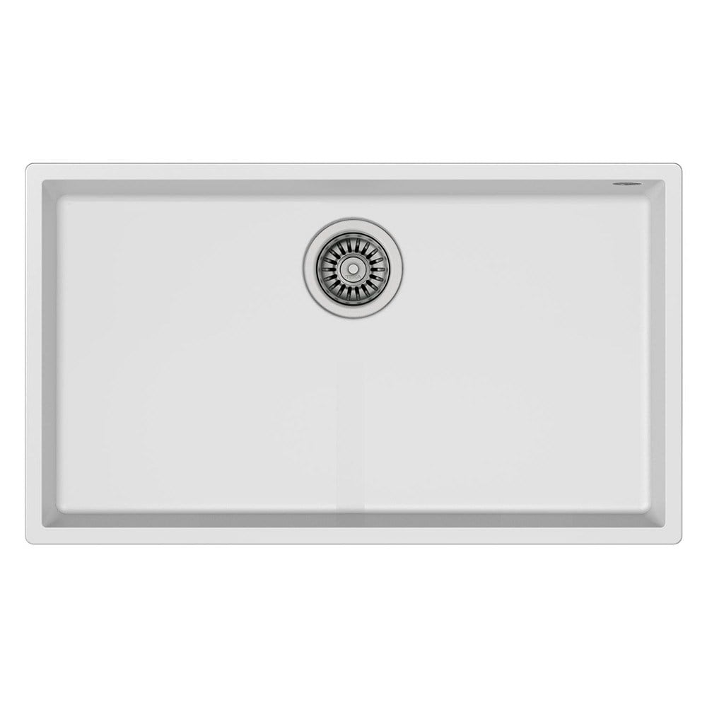 Teka SQUARE 72.40 TG ARTIC WHITE Granit Evye, Tezgah Altı, 76x44 cm