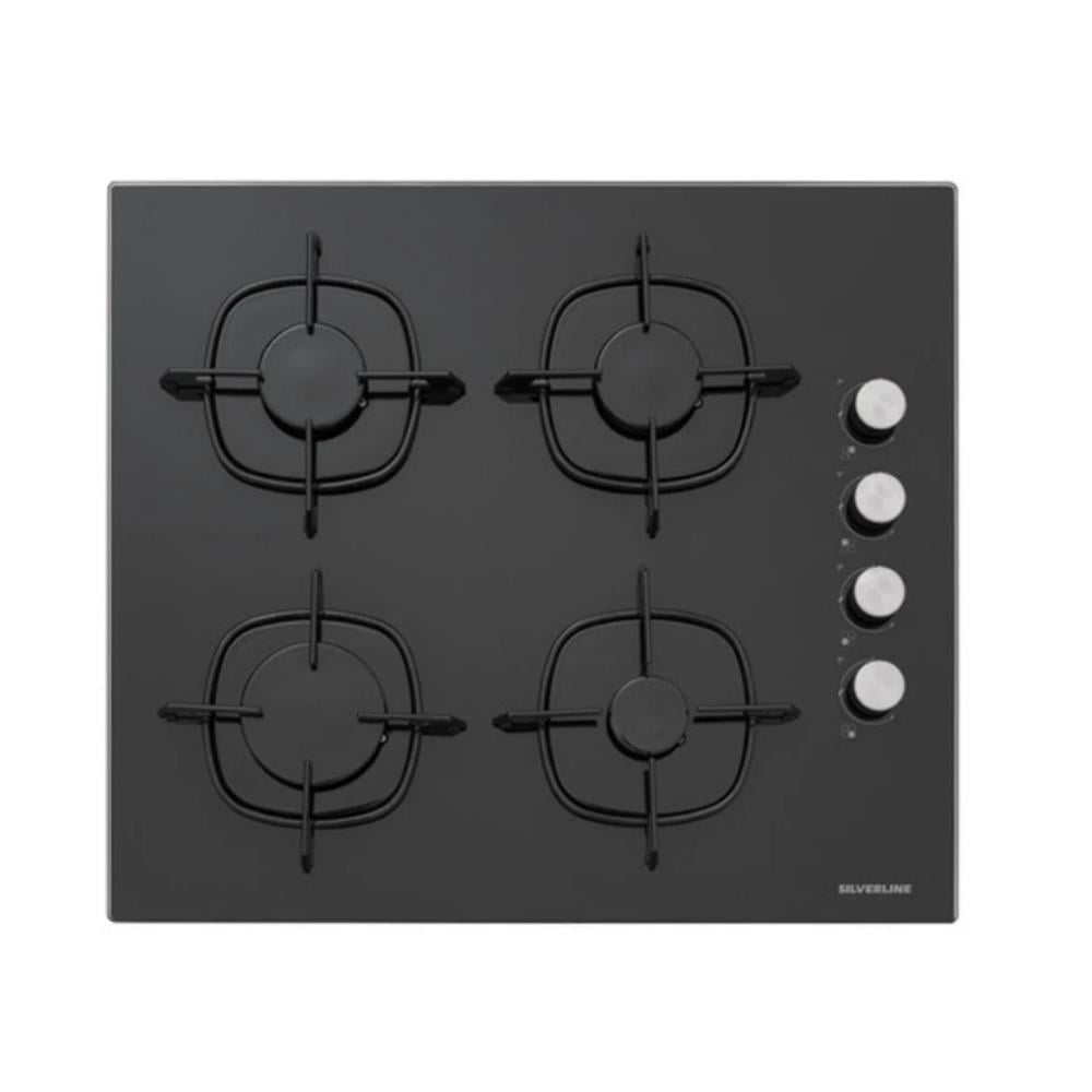 Silverline Ankastre Set, Siyah Renk, CS5700E6 Ocak, FLAM Davlumbaz, BO6502B02 Fırın
