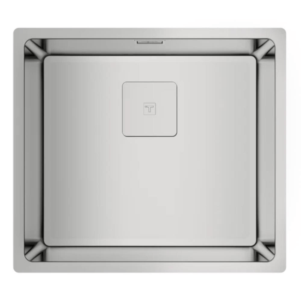 Teka FLEXLINEA RS15 45.40 Çelik Evye, Parlak Yüzey, Tezgah Üstü, Tezgaha Sıfır, Tezgah Altı, 49x44 cm