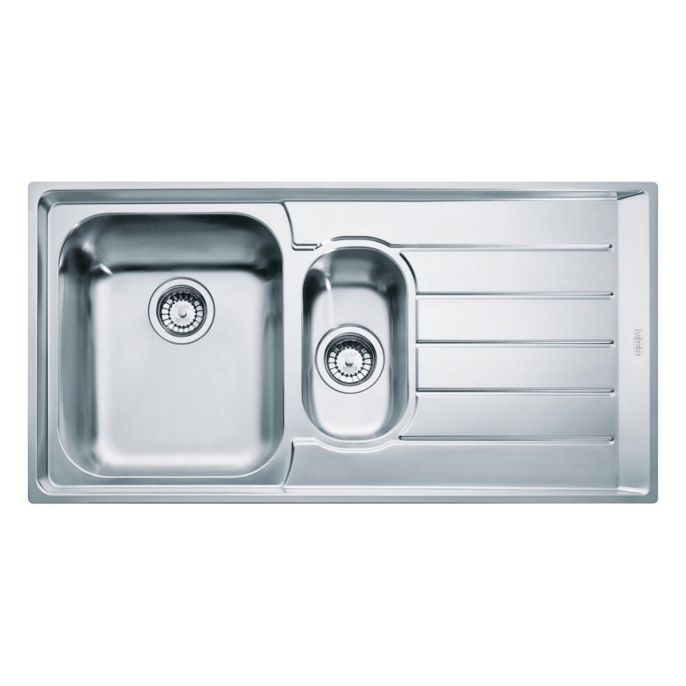 Franke NEX 251 Paslanmaz Çelik Evye, Sağ Damlalık, Tezgah Üstü, Inox Renk, 1.5 Hazneli, 100x51 cm 