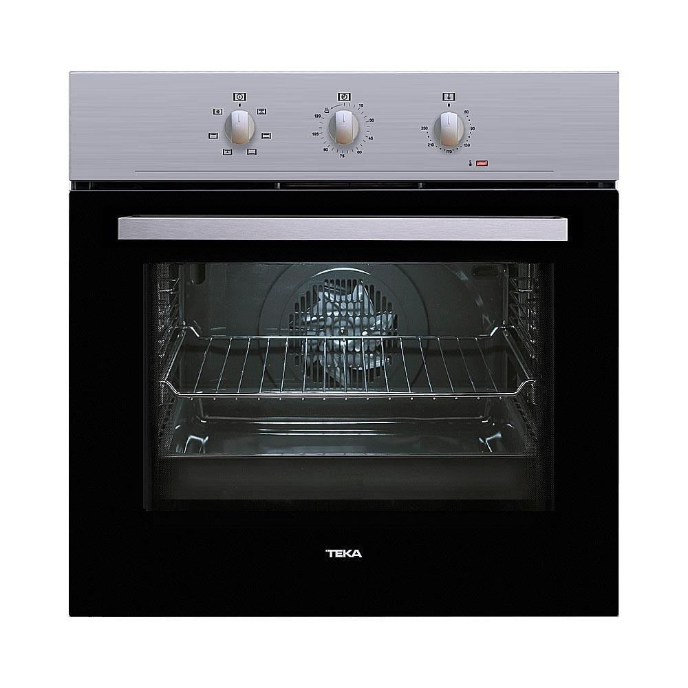 Teka HE 715 SS Ankastre Fırın, Inox Panel, Siyah Cam Kapak, 65 LT
