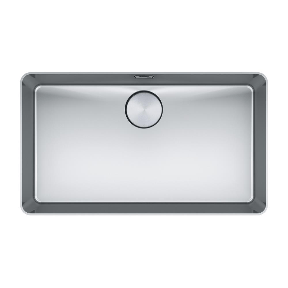 Franke MYX 210-70 Paslanmaz Çelik Evye, Inox Renk, Tezgah Üstü, Tezgaha Sıfır, 71x41 cm