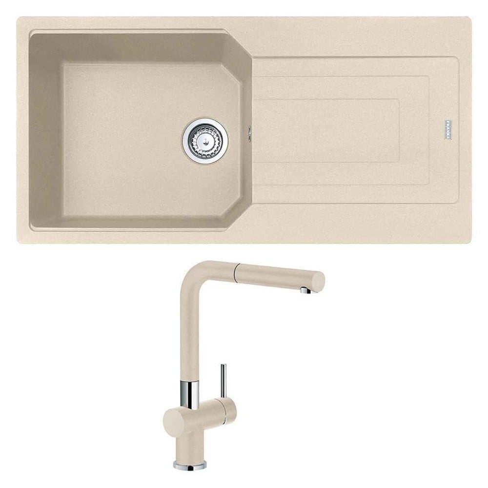 Franke UBG 611-100 Granit Avena Evye, Active Plus Doccia Avena Armatür