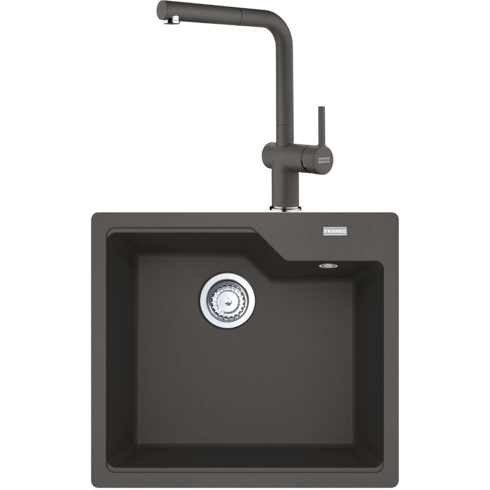 Franke UBG 610-56 Granit Slate Grey Evye, ACTIVE PLUS DOCCIA 2.0 Spiralli, Slate Grey Armatür