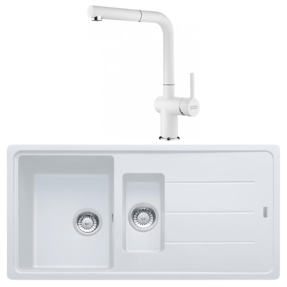 Franke BFG 651 Bianco Evye, Active Plus Doccia Bianco Armatür Seti