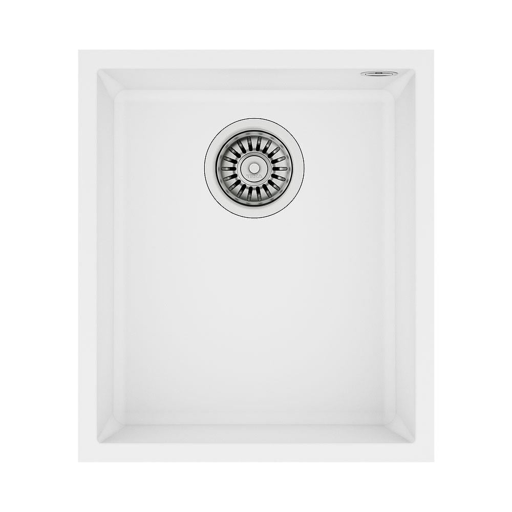Teka SQUARE 34.40 TG ARTIC WHITE Granit Evye, Tezgah Altı, 38x44 cm