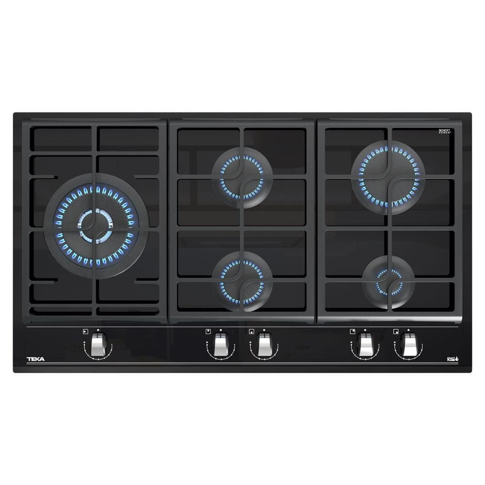 Teka GZC 95320 XBC Ankastre Ocak, Siyah Cam, 90 cm