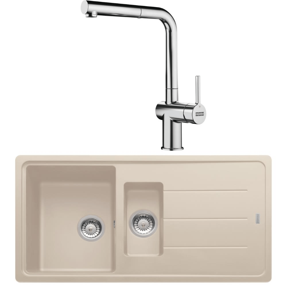 Franke BFG 651 Sahara Evye, Active Plus Doccia Krom Armatür Seti