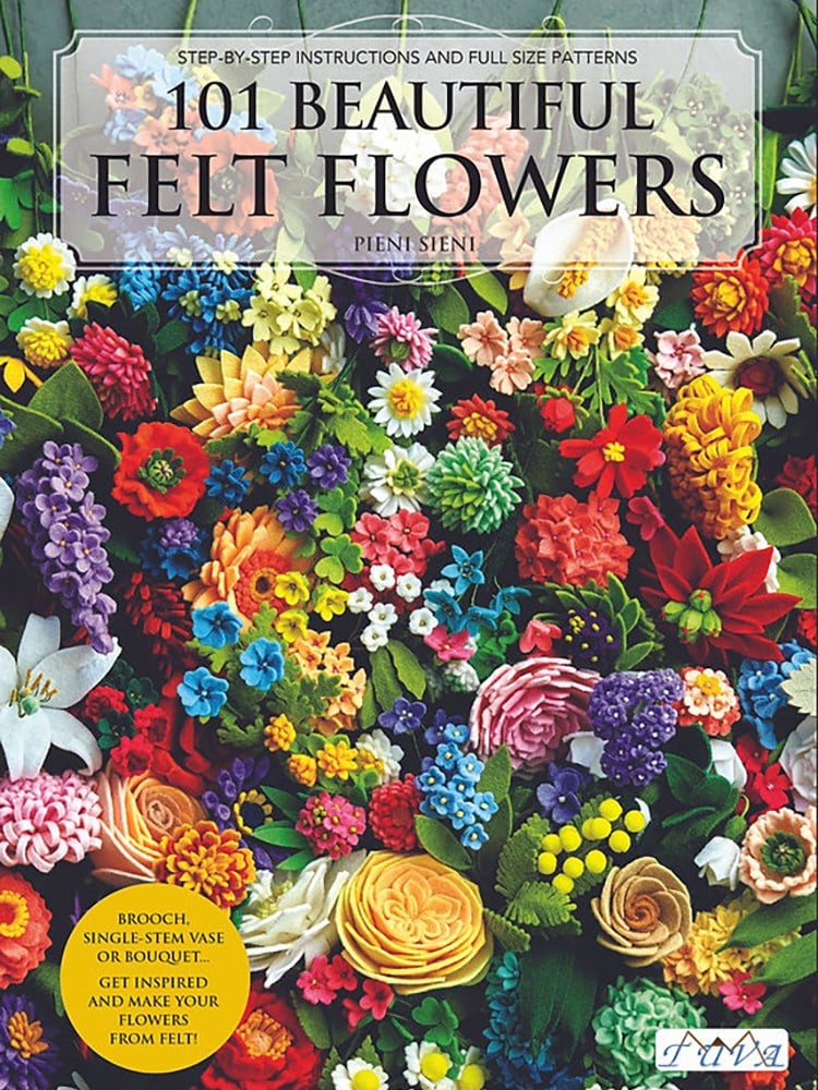 101 Beautiful Felt Flowers (İngilizce)
