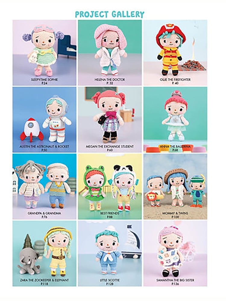 Amigurumi Sevimli İnsanlar Kitabı