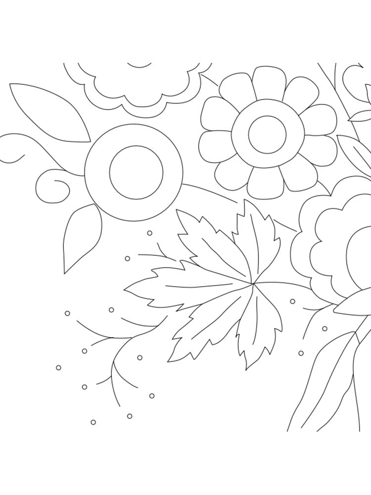 CALIN - Berrin Şengöz Embroidery Design - Flower Buketi
