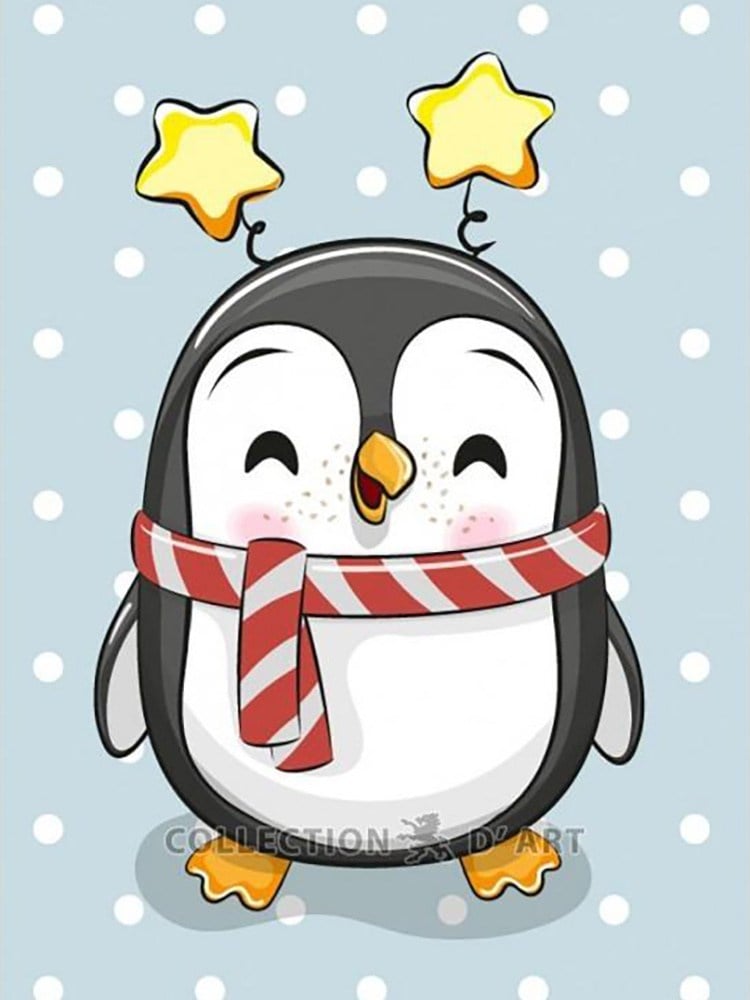 Набор алмазной мозаики Collection DArt - New Years Look (19x27 см)