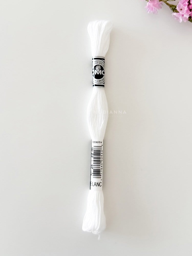 DMC Broder Special 32m / 25-Blanc