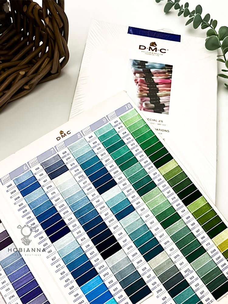DMC Thread Orijinal Color Color Card