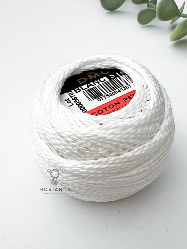 DMC Koton Perle 5 No: BLANC