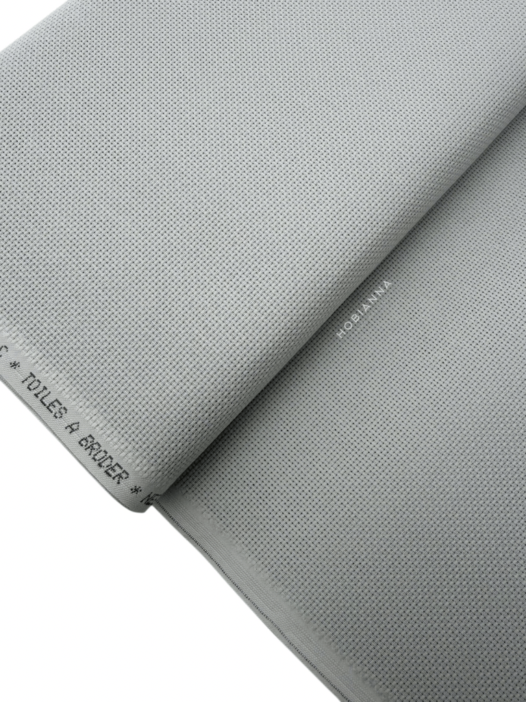 DMC Kumaş Etamin - DM222-0168, En:110cm, 14Ct - Gri