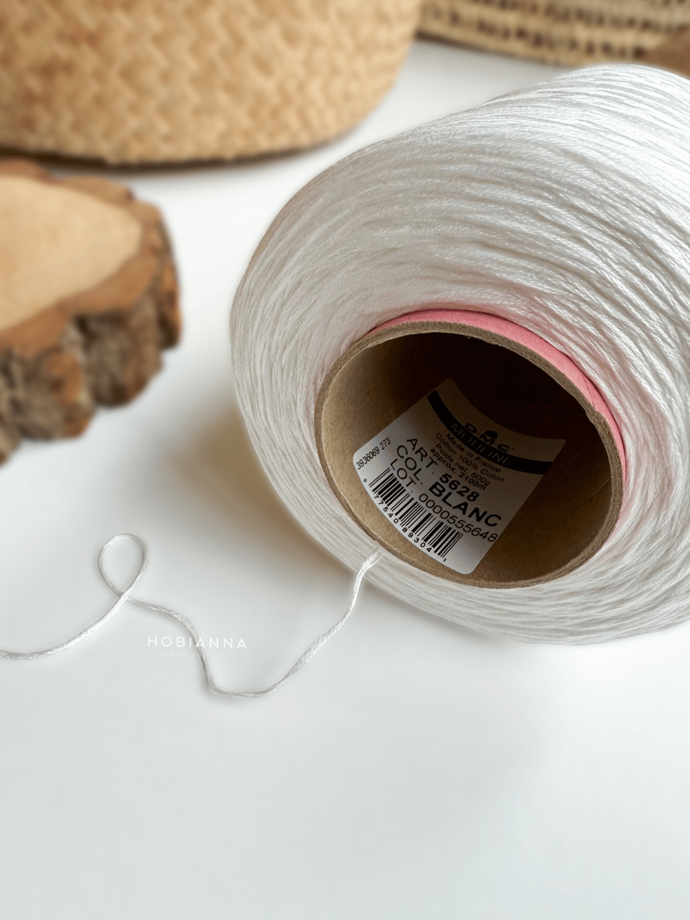 DMC Mouliné Thread 5628-BLANC - 500gr - 2100m