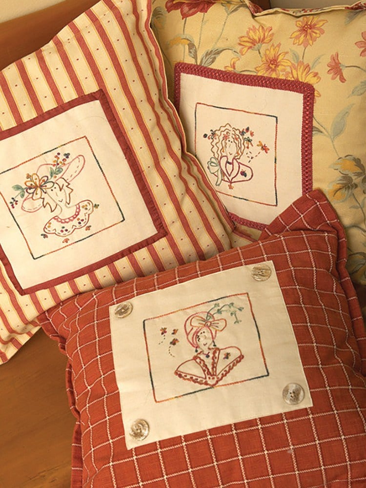 Hand Hand-Dyed Threads with Embroidery Teknikleri