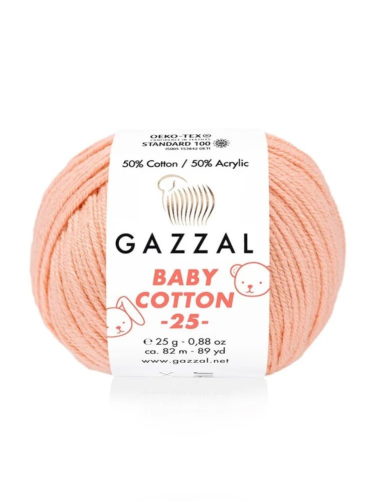 Gazzal Baby Cotton 25 g No: 3412