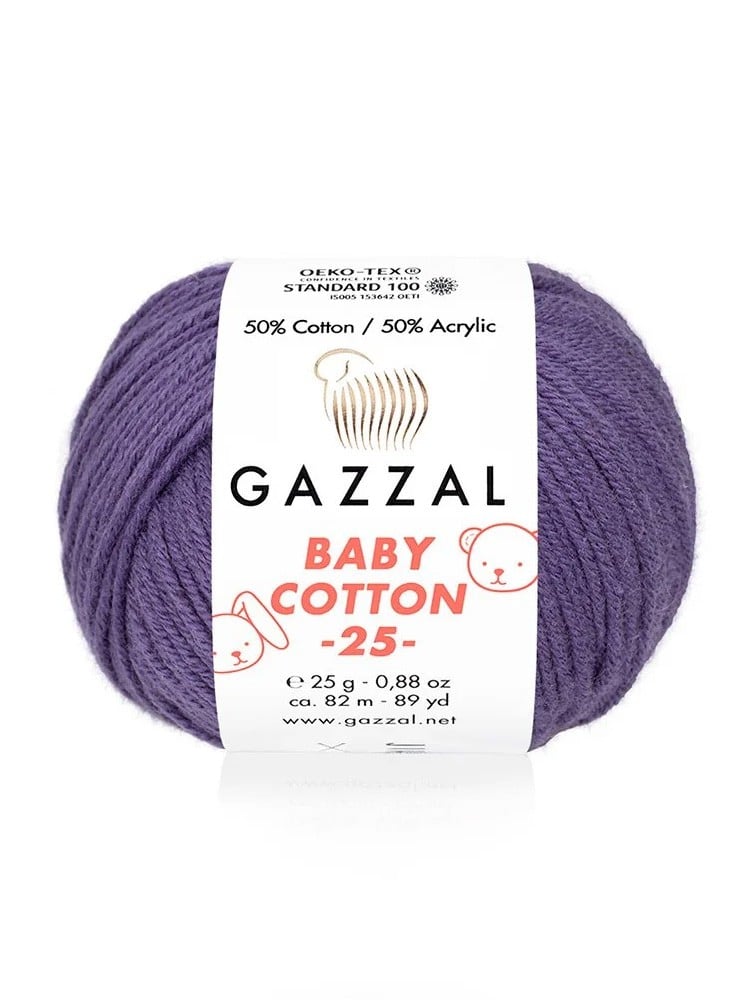 Gazzal Baby Cotton 25 g No: 3440