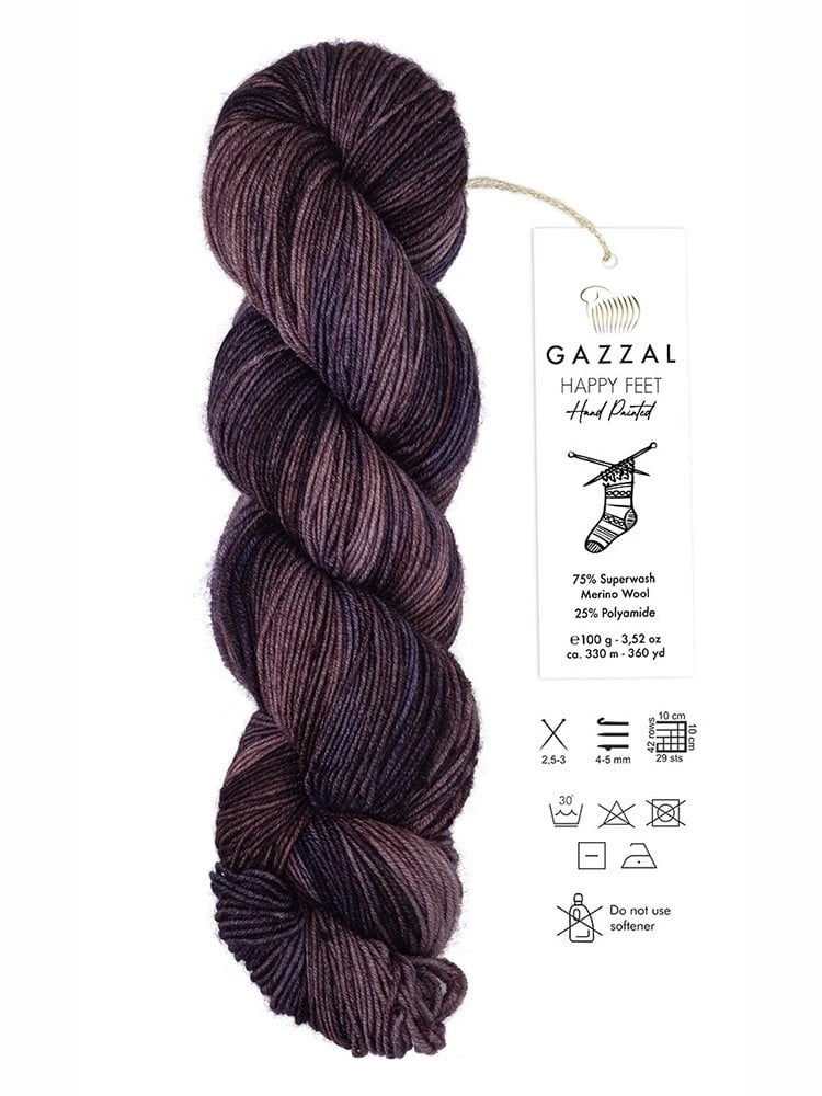 Gazzal Happy Feet Knitting Thread 100 g No: 3271