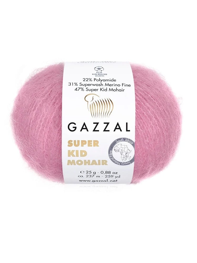 Gazzal Super Kid Mohair Knitting Thread 25 g | No: 64412