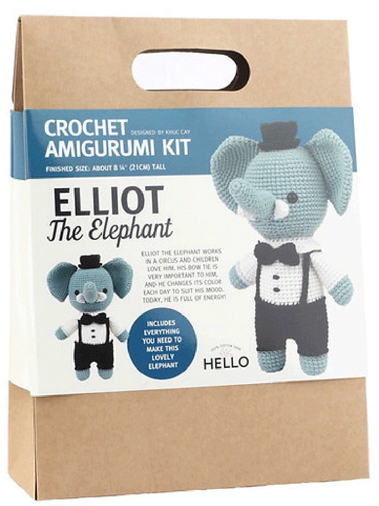 Hello Amigurumi Kiti - SCA05 - Elliot the Elephant